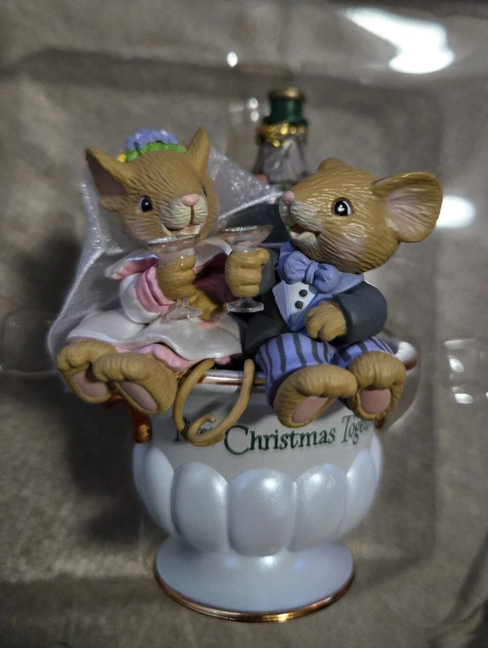 2000 First Christmas Together Mice Couple Dated Carlton Cards Ornament 2000 4